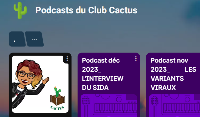 Podcasts du Club Cactus