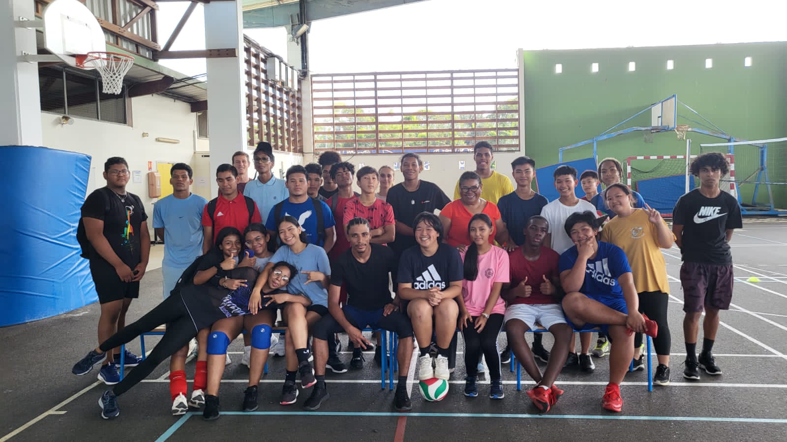 Rencontre de volley-ball du district Ouest au lycée Elfort